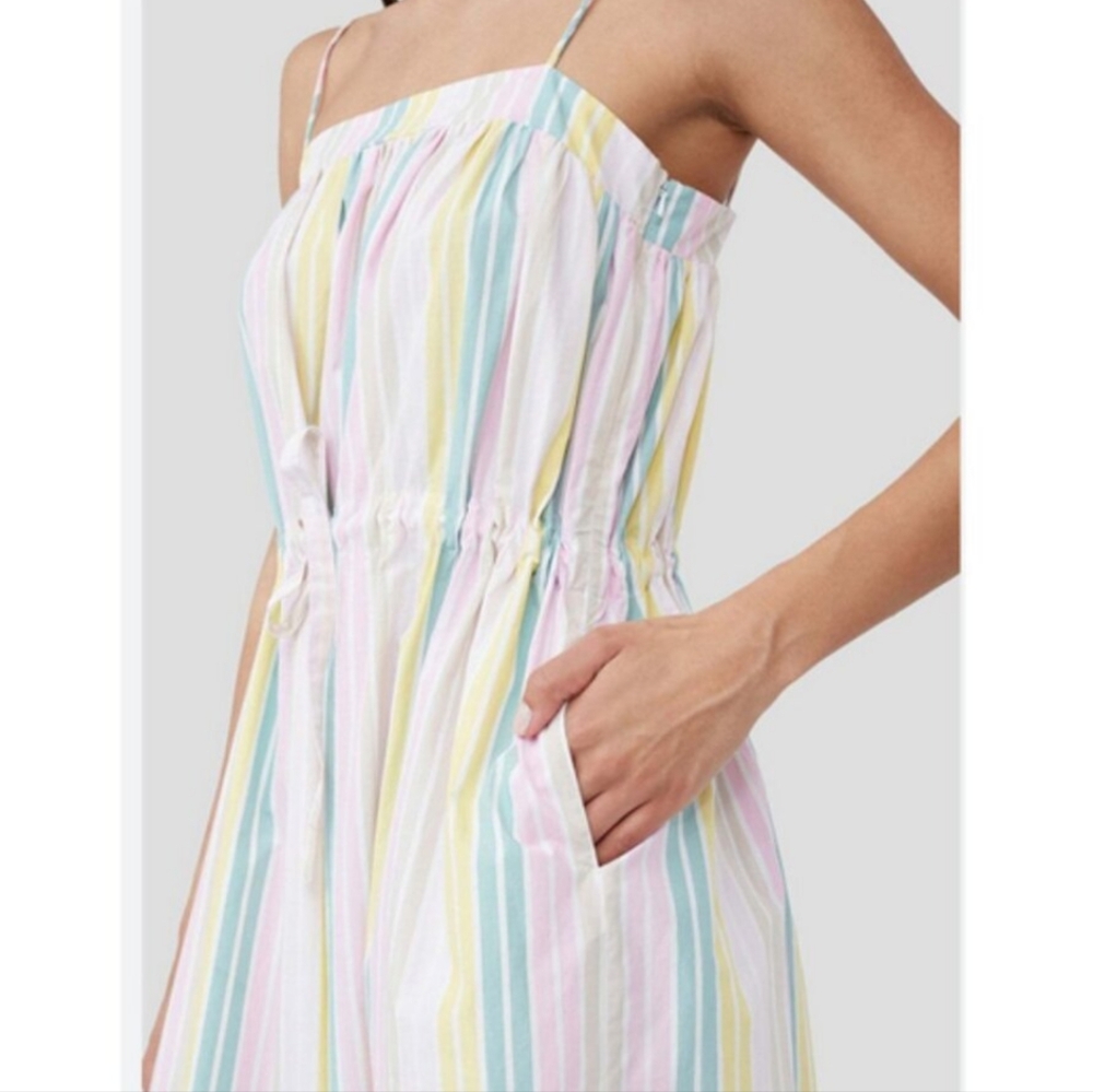 Ganni Striped Pastel Sun Dress